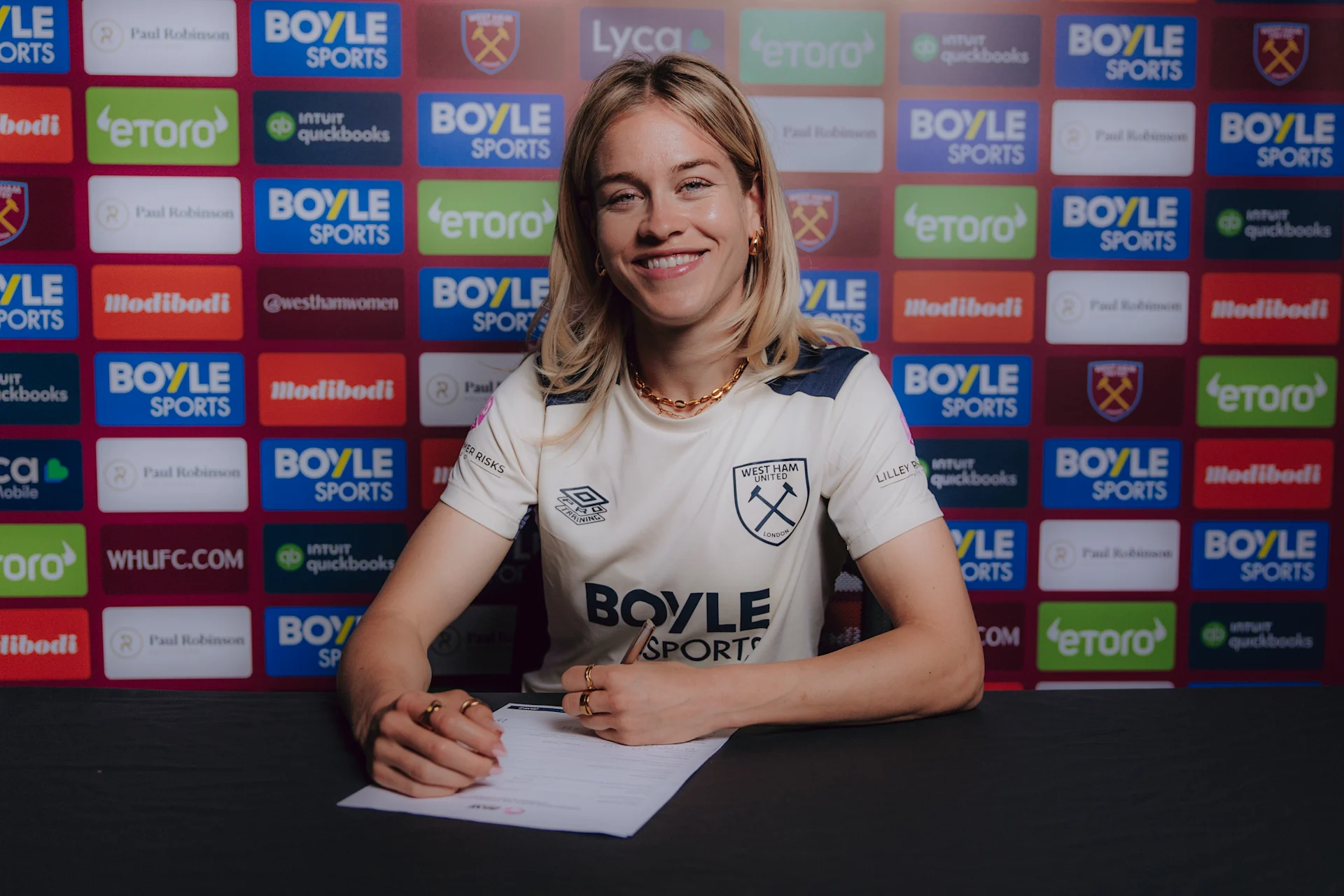 Nadine Riesen Signing West Ham united