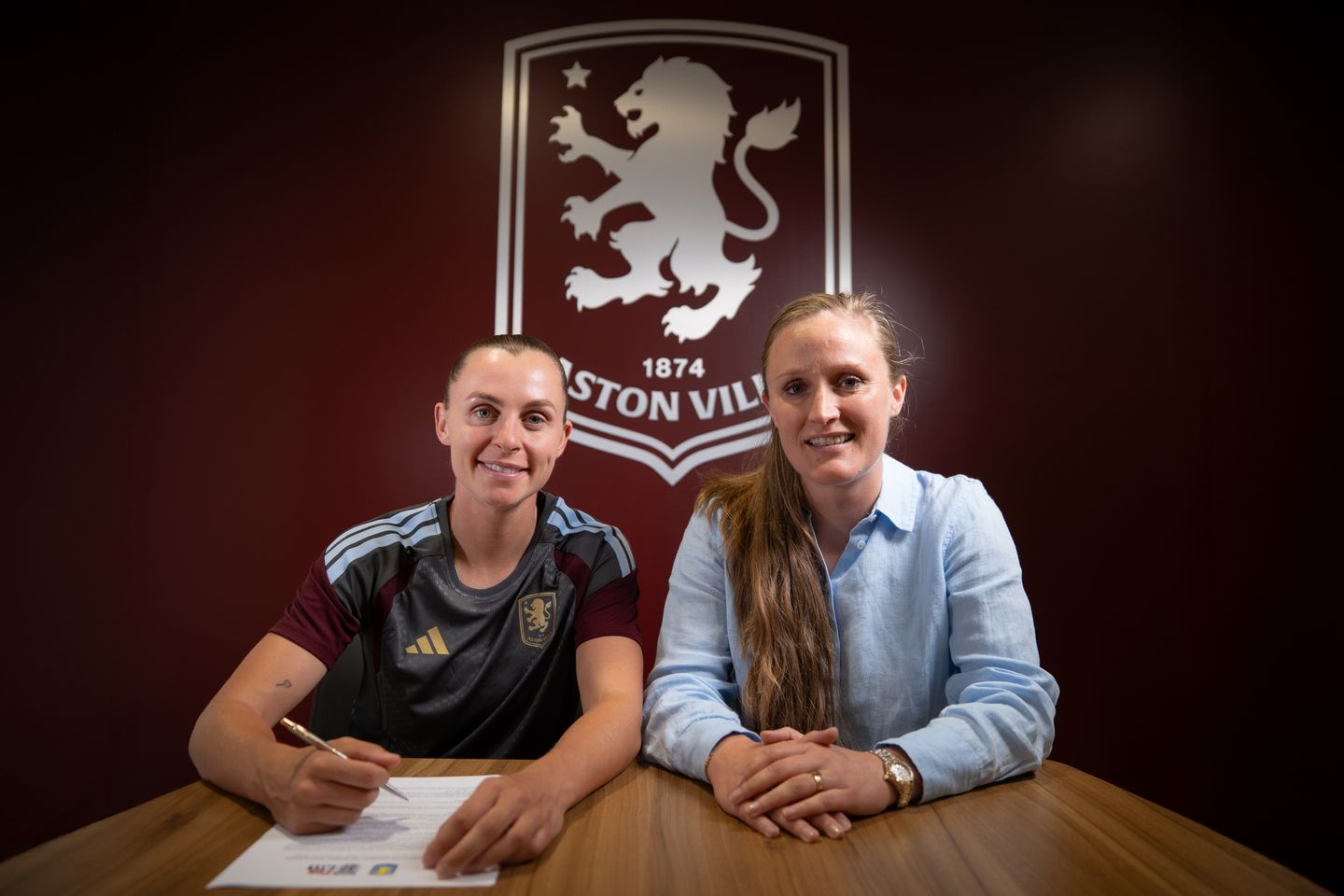 Noelle Maritz extends with Aston Villa