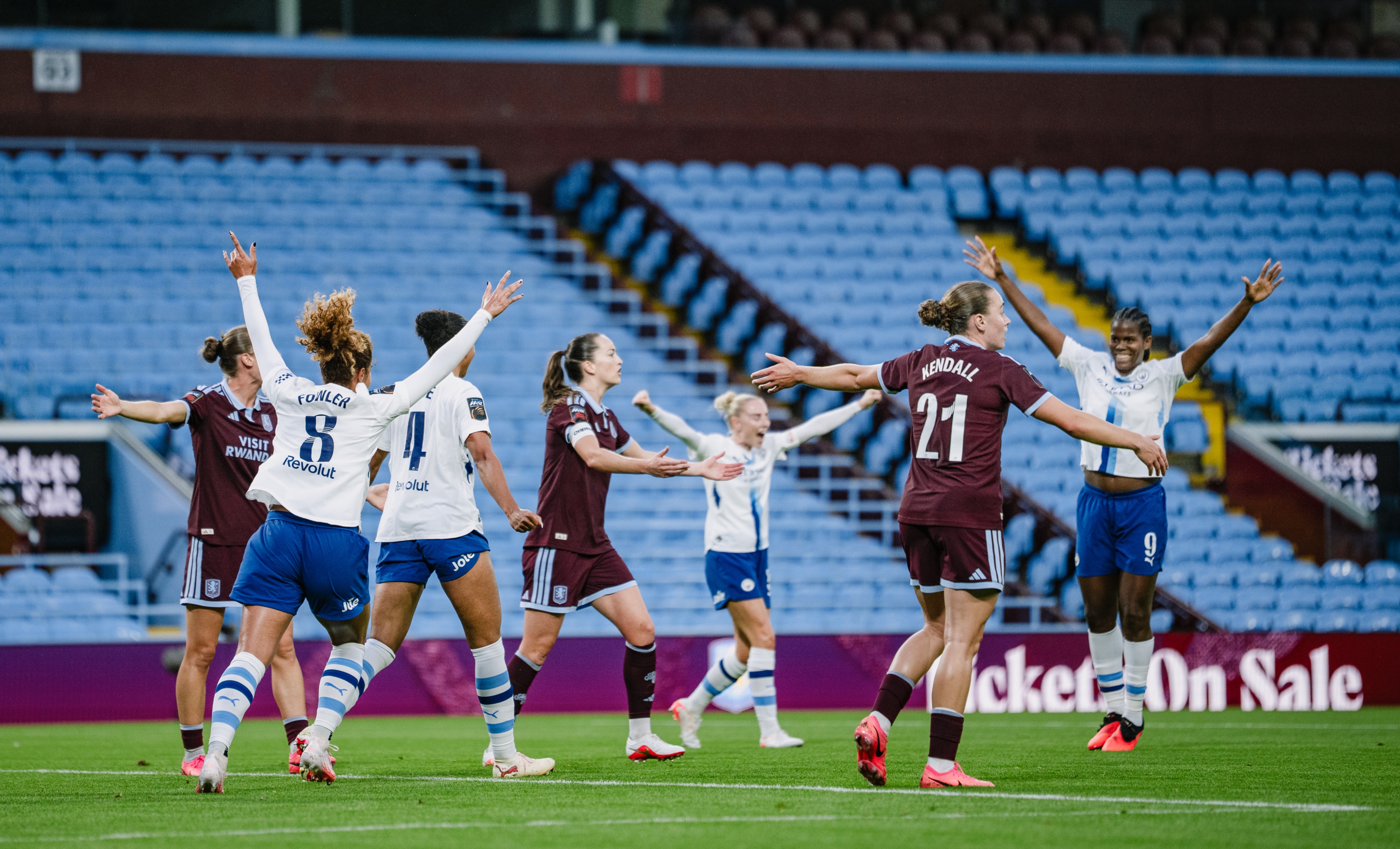WSL Match Report Aston Villa 1-4 Man City: City Pull Clear After Villa Fightback